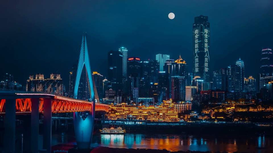 洪崖洞夜景
