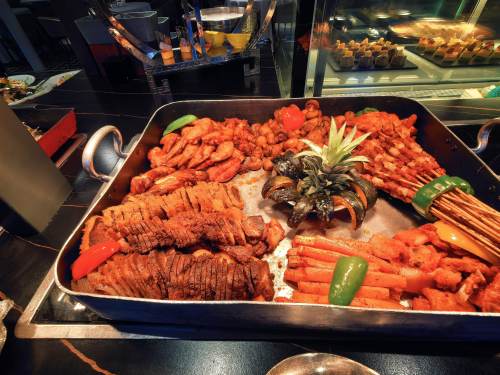 世纪游轮通用自助餐海鲜